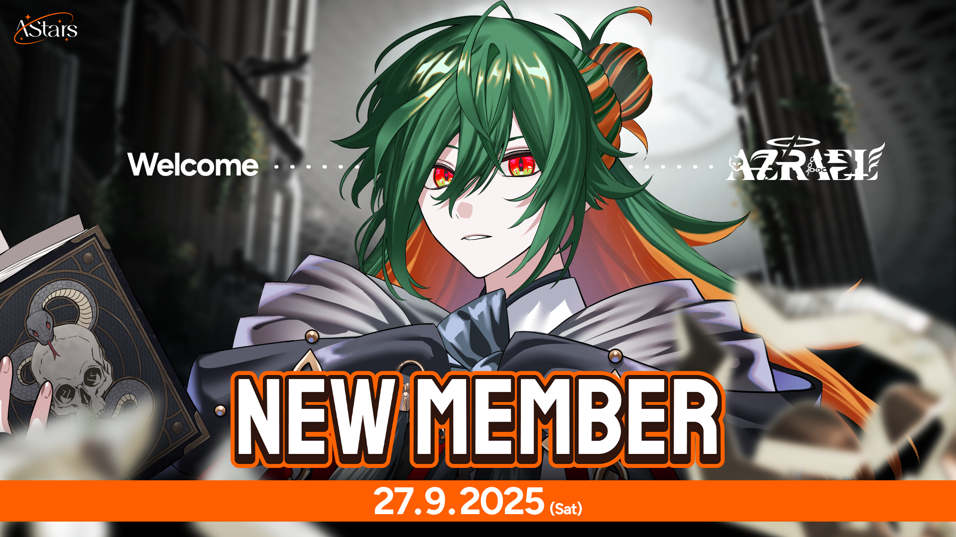 สมาชิกคนใหม่จาก AStars production เปิดตัว! ยมทูต VTuber Yasou Azrael